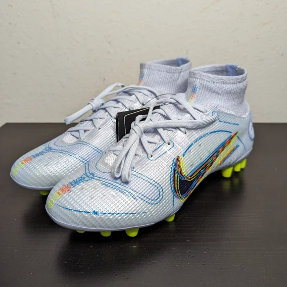 Nike Mercurial Superfly 8 Elite AG Cleats DJ2841-055 Men\'s Size 5 Women\'s 6.5 Men Size 9 - Nike Superfly 8 Elite AG Football Gray DJ2841  main image 2